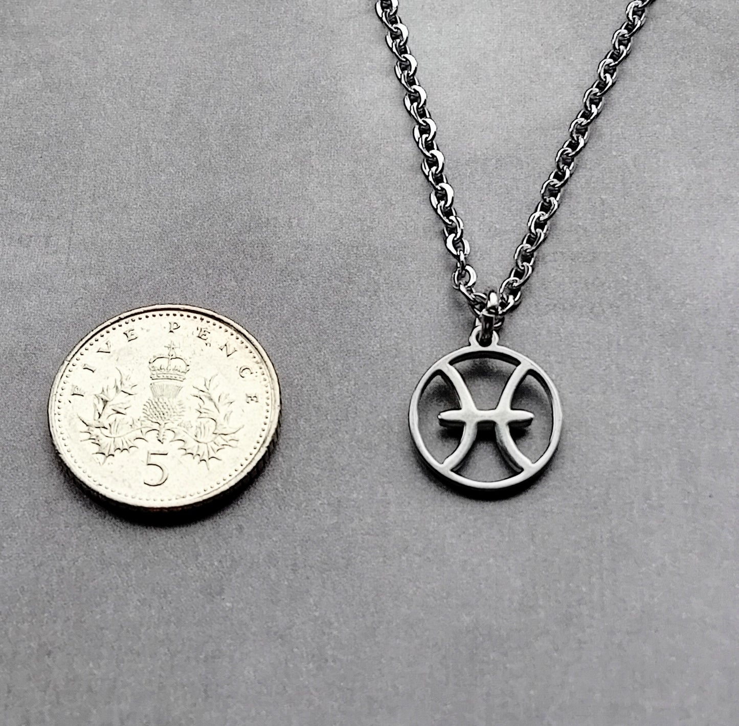 Pisces Steel Necklace
