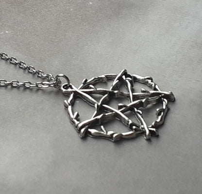 Rustic Pentagram Necklace