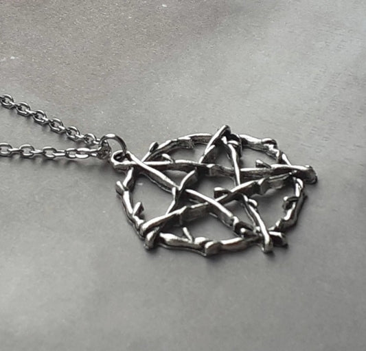 Rustic Pentagram Necklace