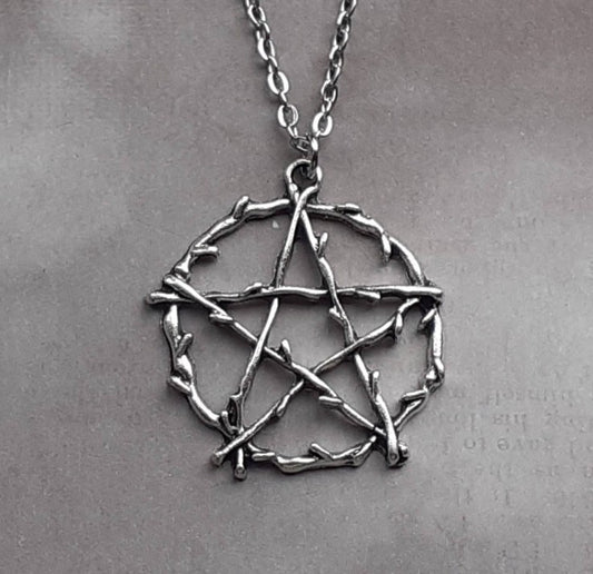 Rustic Pentagram Necklace