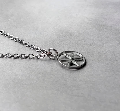 Pisces Steel Necklace