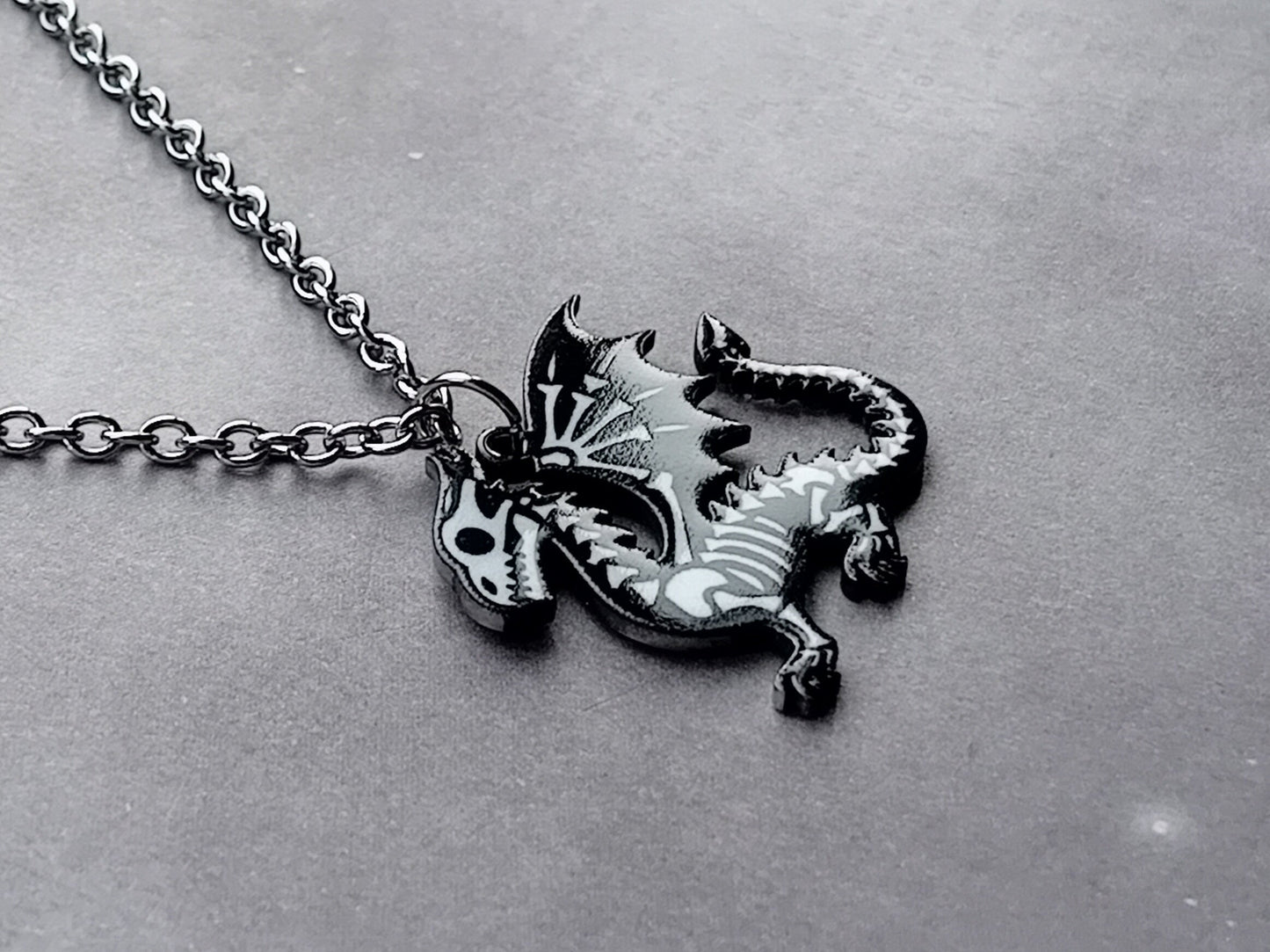 Dragon Skeleton Necklace