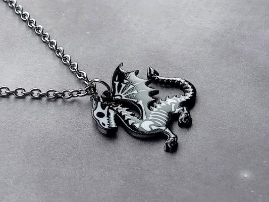 Dragon Skeleton Necklace