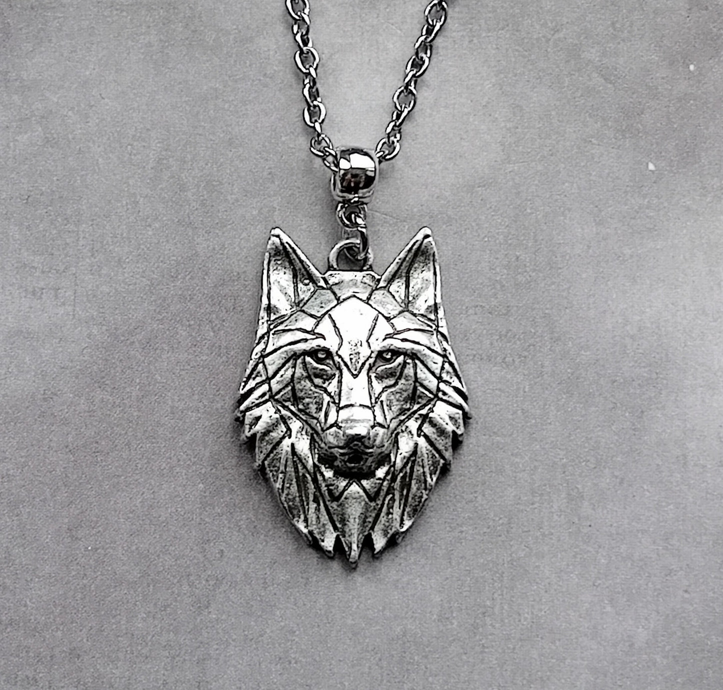 Wolf Head Necklace