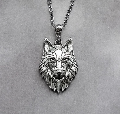 Wolf Head Necklace
