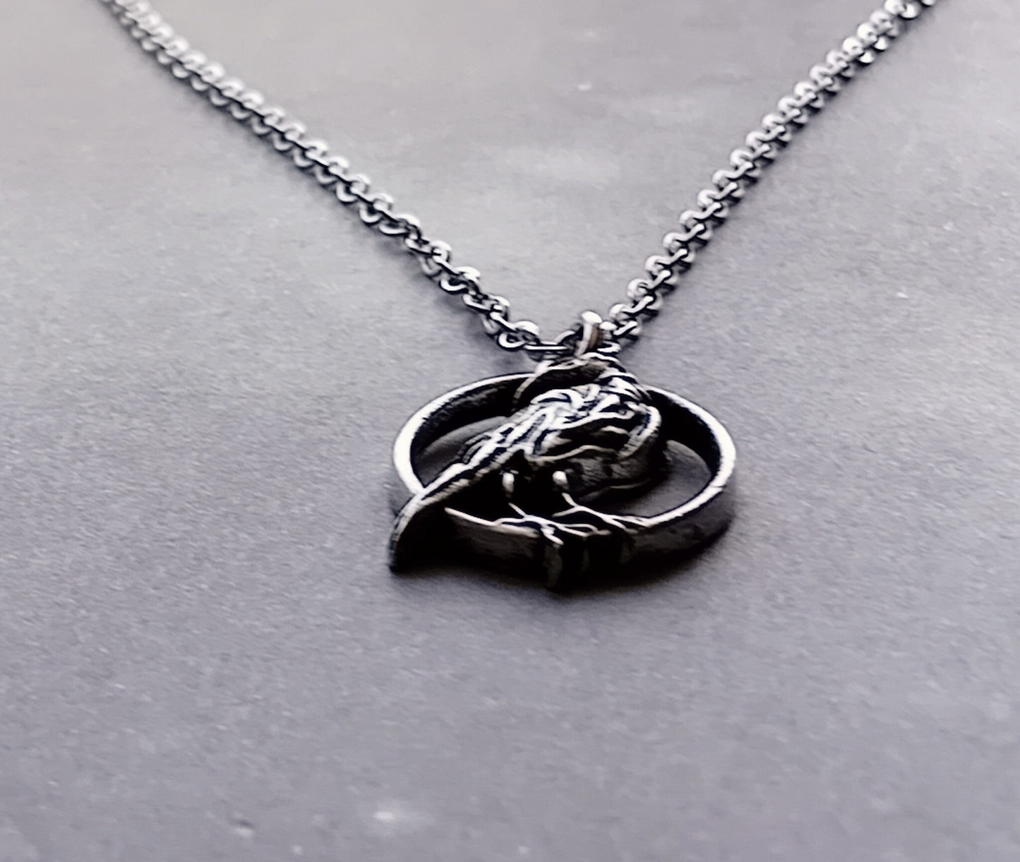 Circular Raven Necklace