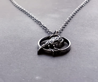 Circular Raven Necklace