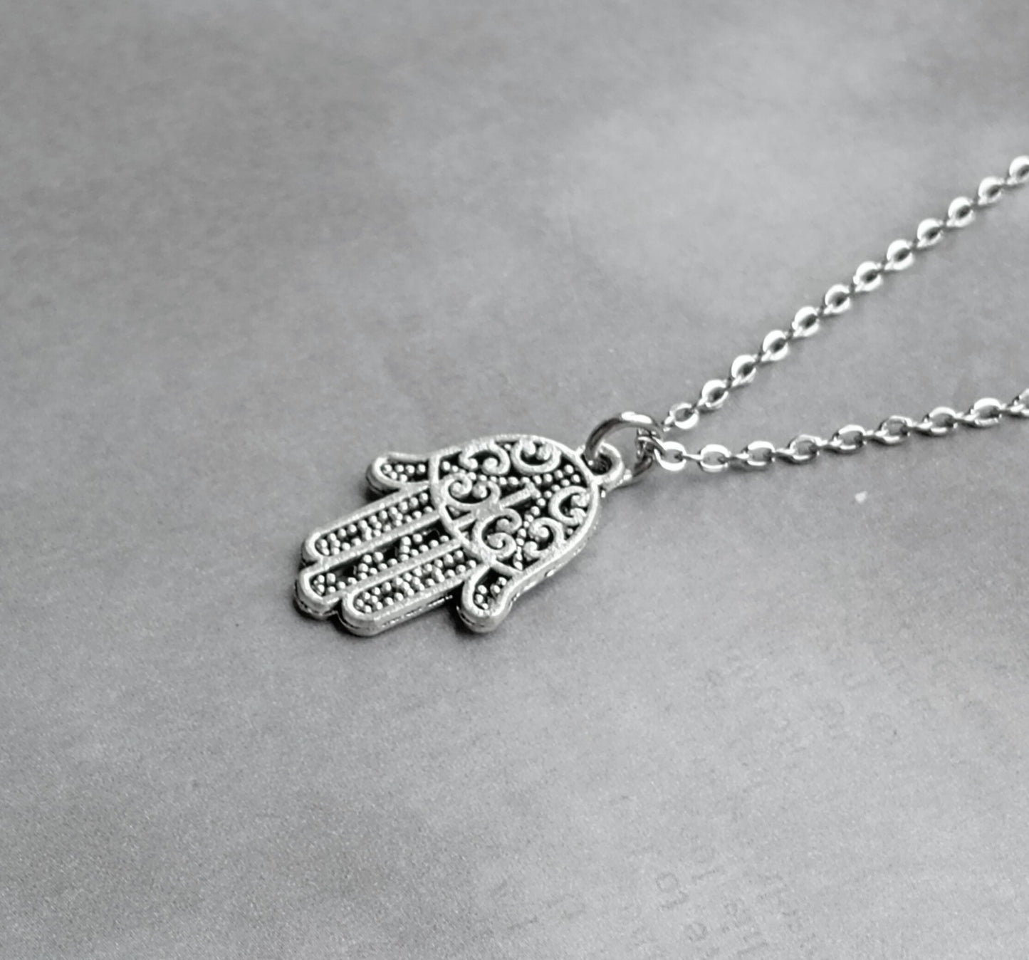 Small Hamsa Hand Necklace