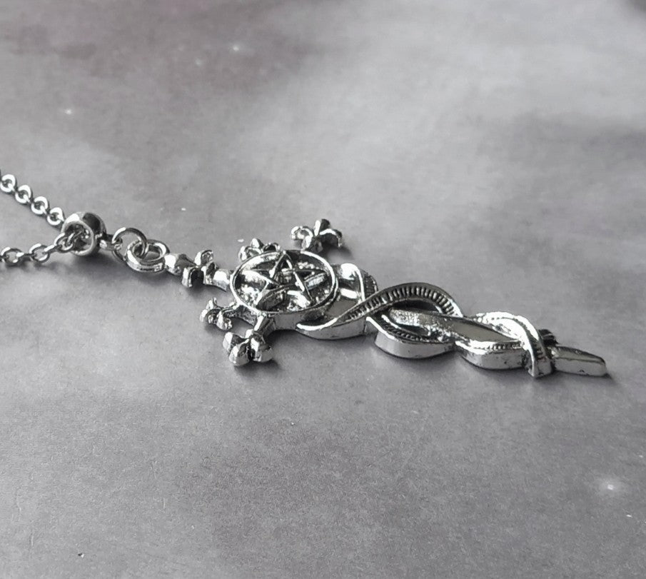 Pentagram Sword Necklace