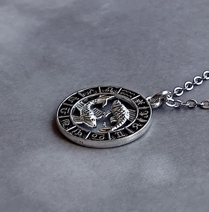 Pisces Birth Sign Necklace