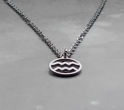 Aquarius Steel Necklace