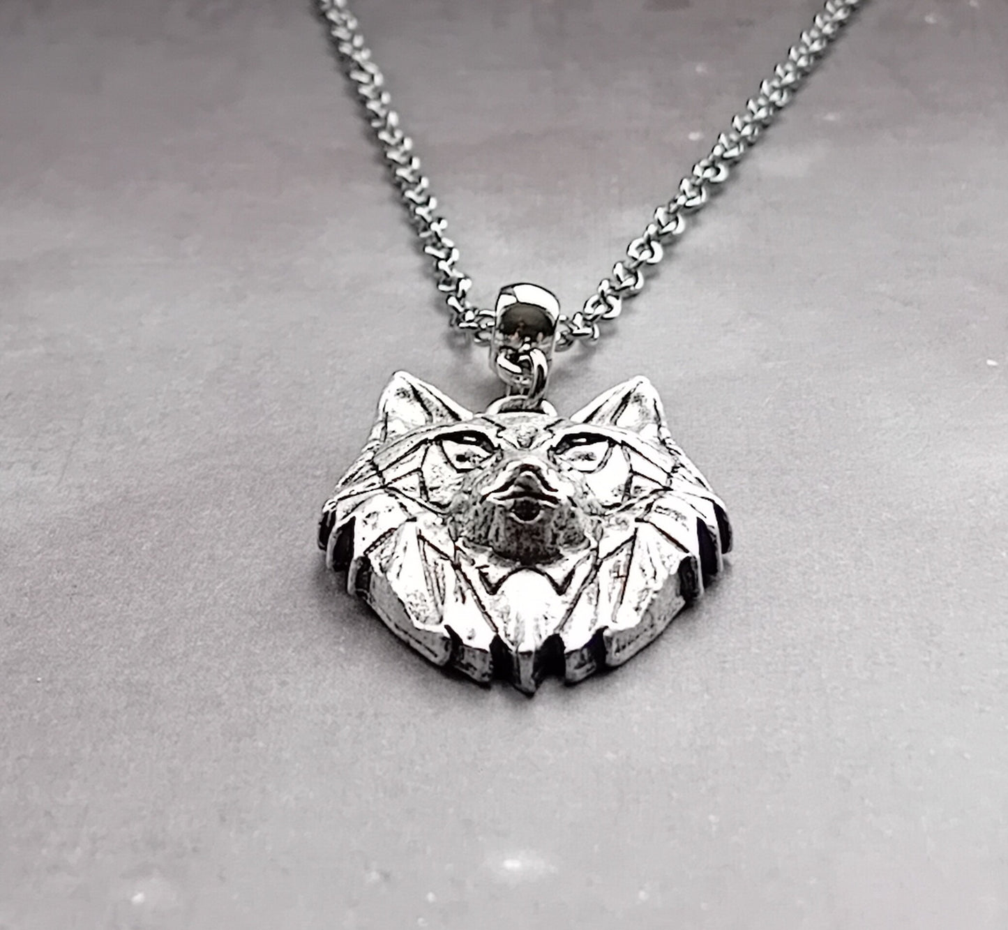 Wolf Head Necklace