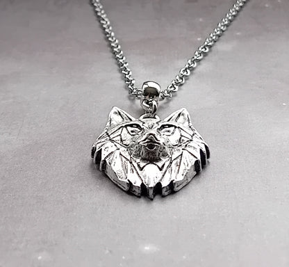 Wolf Head Necklace