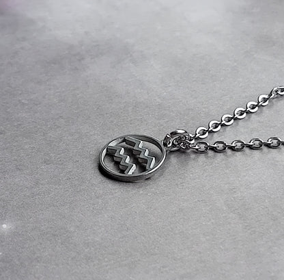 Aquarius Steel Necklace