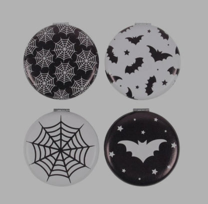 Bat and Stars Compact Mirror