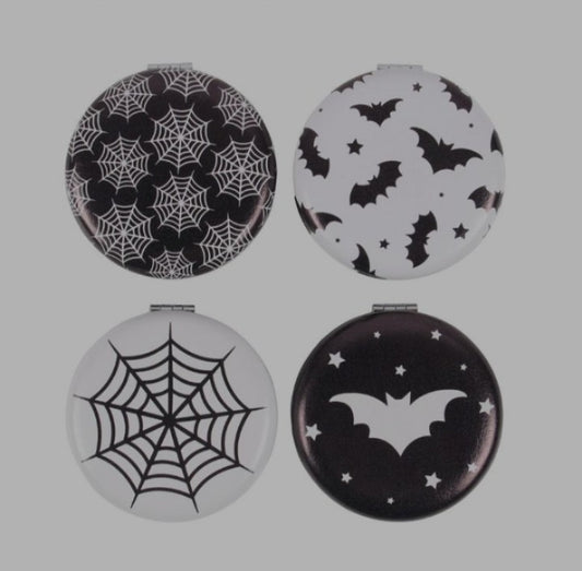 Bat and Stars Compact Mirror