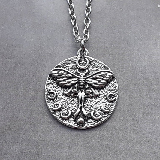Lunar Moth Necklace
