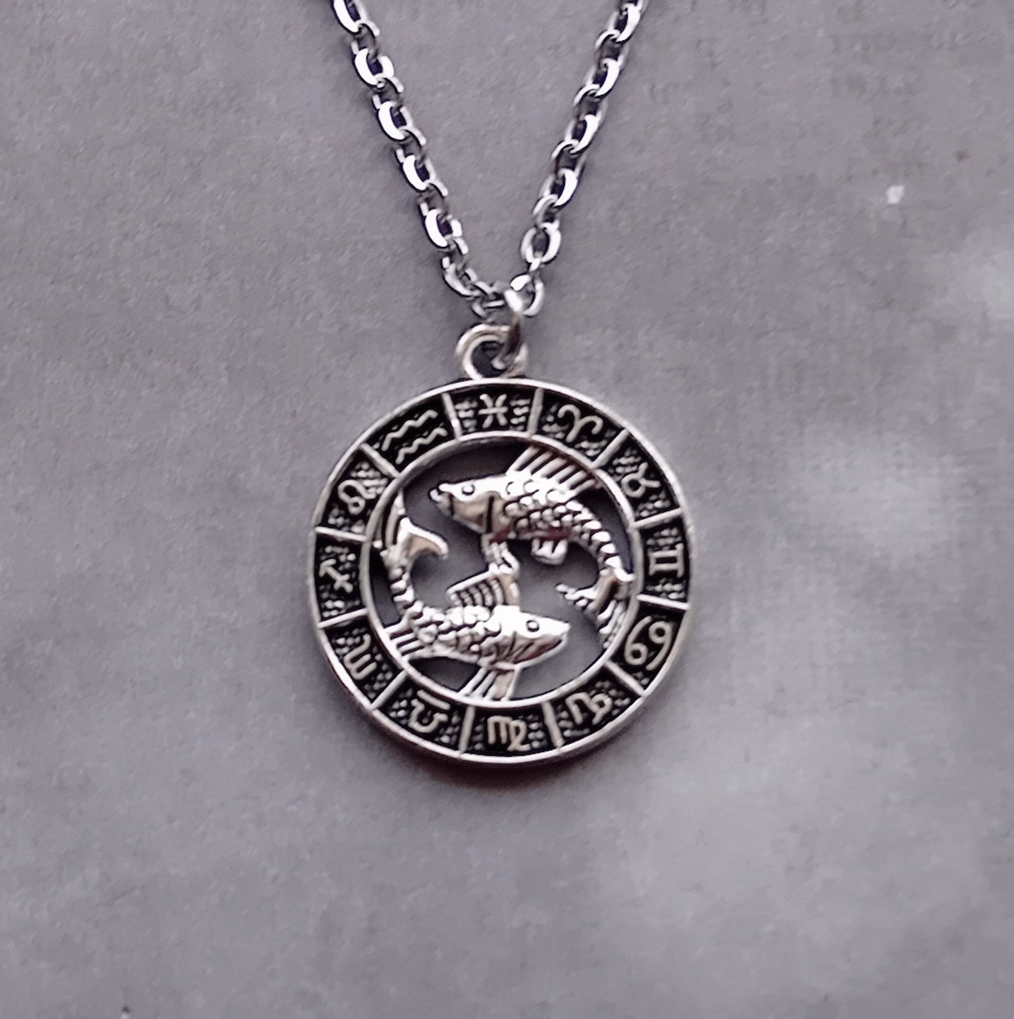 Pisces Birth Sign Necklace