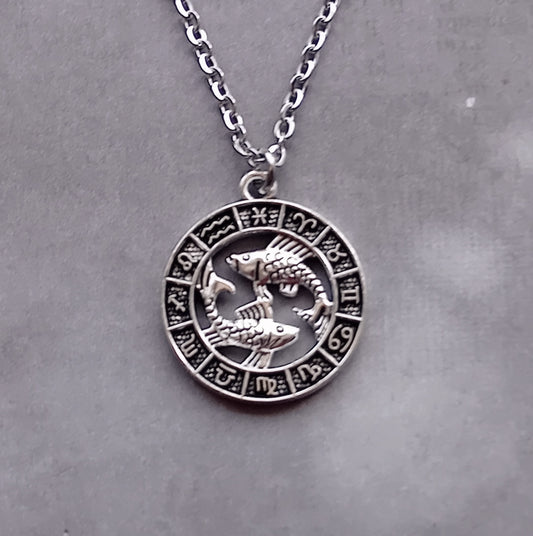 Pisces Birth Sign Necklace
