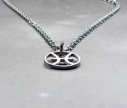 Pisces Steel Necklace