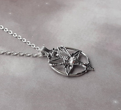 Baphomet Head Necklace