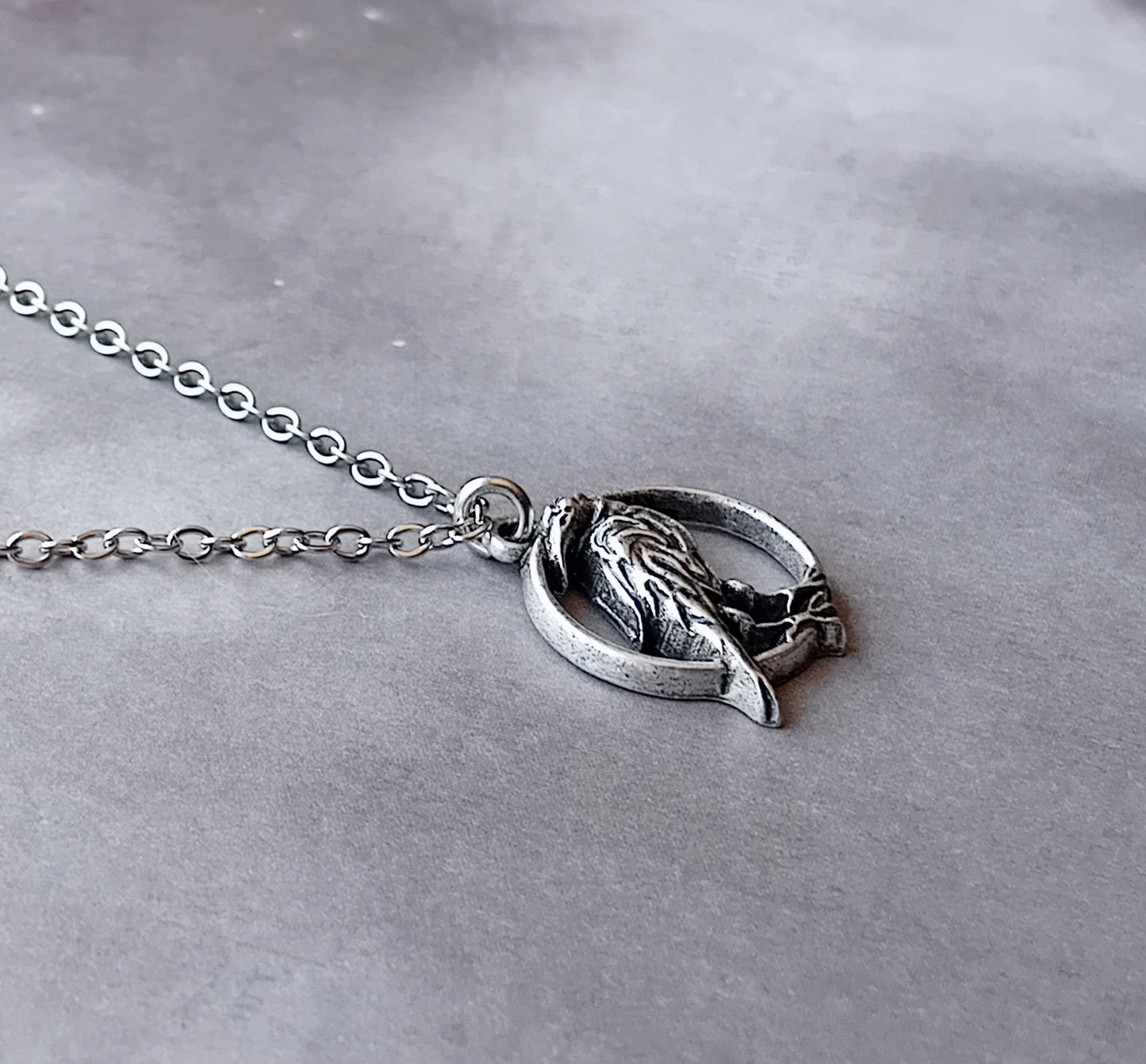Circular Raven Necklace