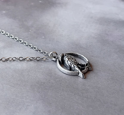 Circular Raven Necklace
