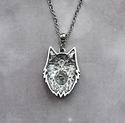 Wolf Head Necklace
