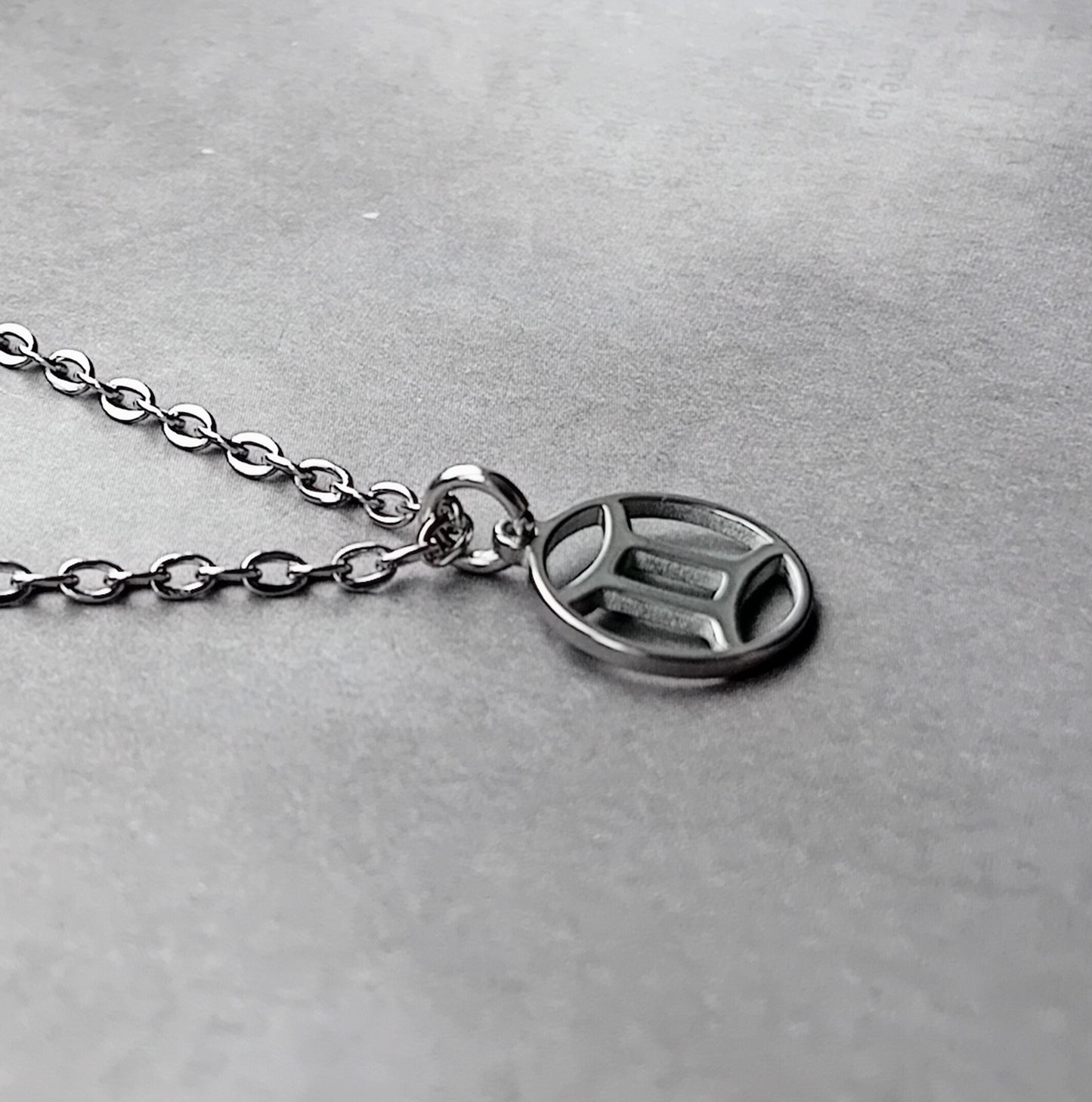 Gemini Steel Necklace
