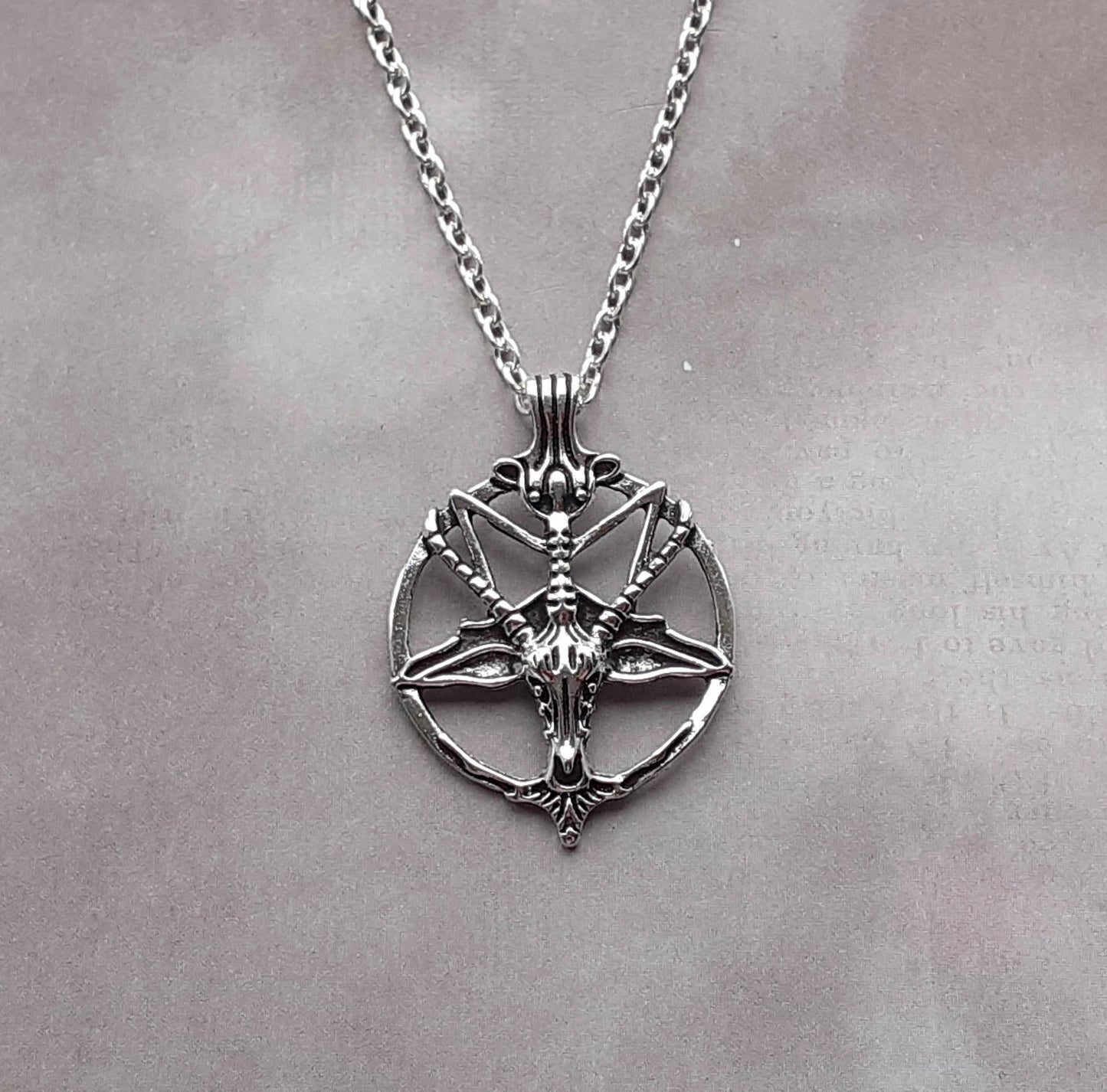 Baphomet Head Necklace