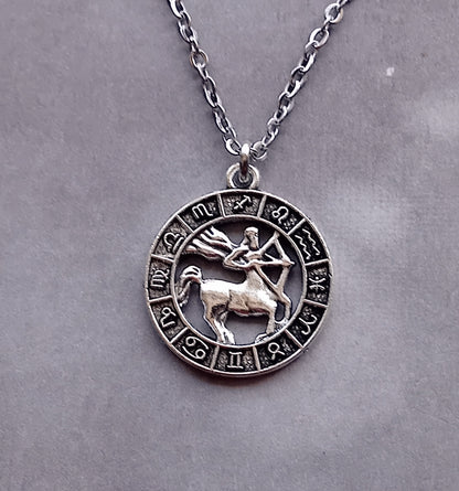 Sagittarius Birth Sign Necklace