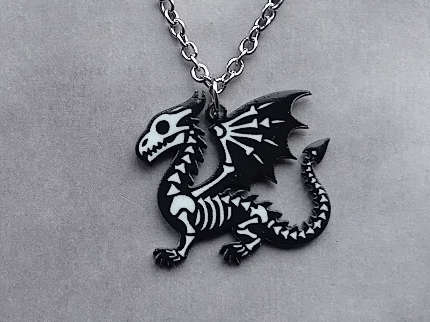 Dragon Skeleton Necklace