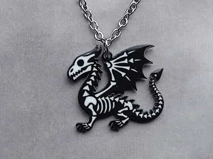 Dragon Skeleton Necklace