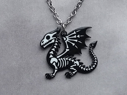 Dragon Skeleton Necklace