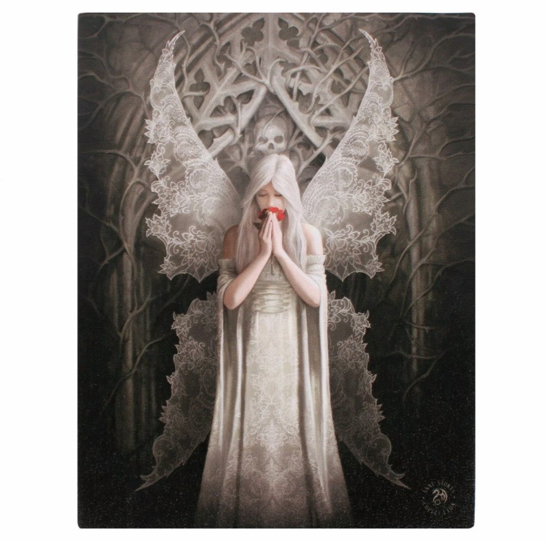 Only Love Remains Canvas by Anne Stokes