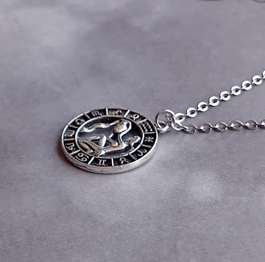 Aquarius Birth Sign Necklace