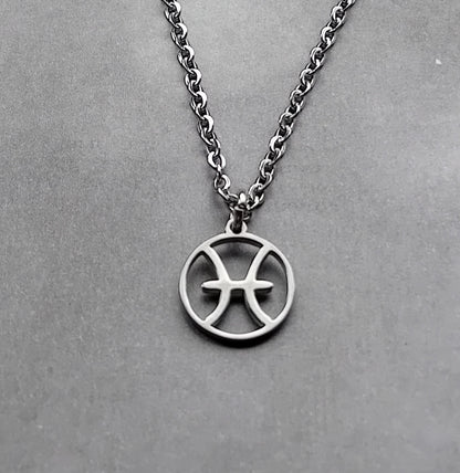 Pisces Steel Necklace
