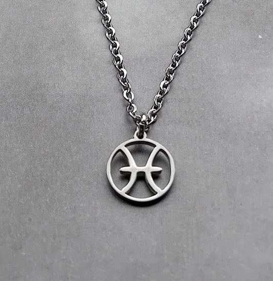Pisces Steel Necklace