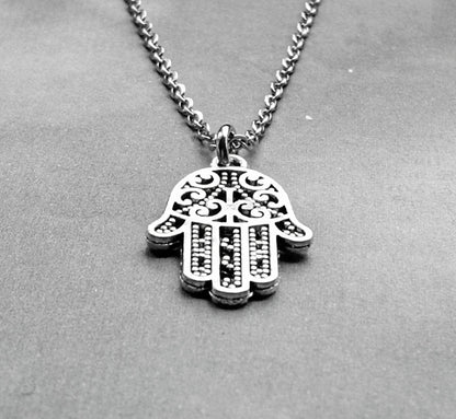 Small Hamsa Hand Necklace
