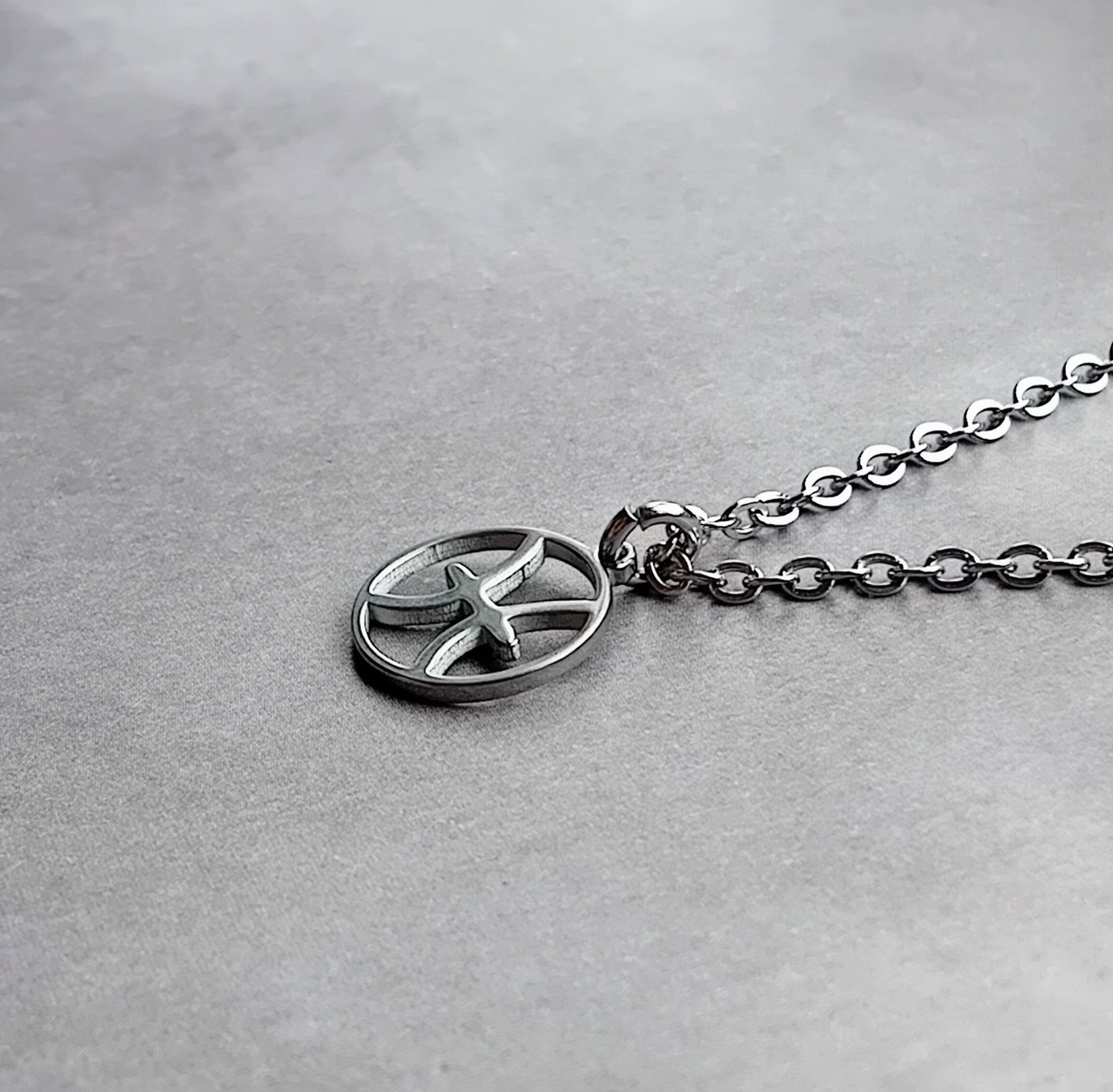 Pisces Steel Necklace
