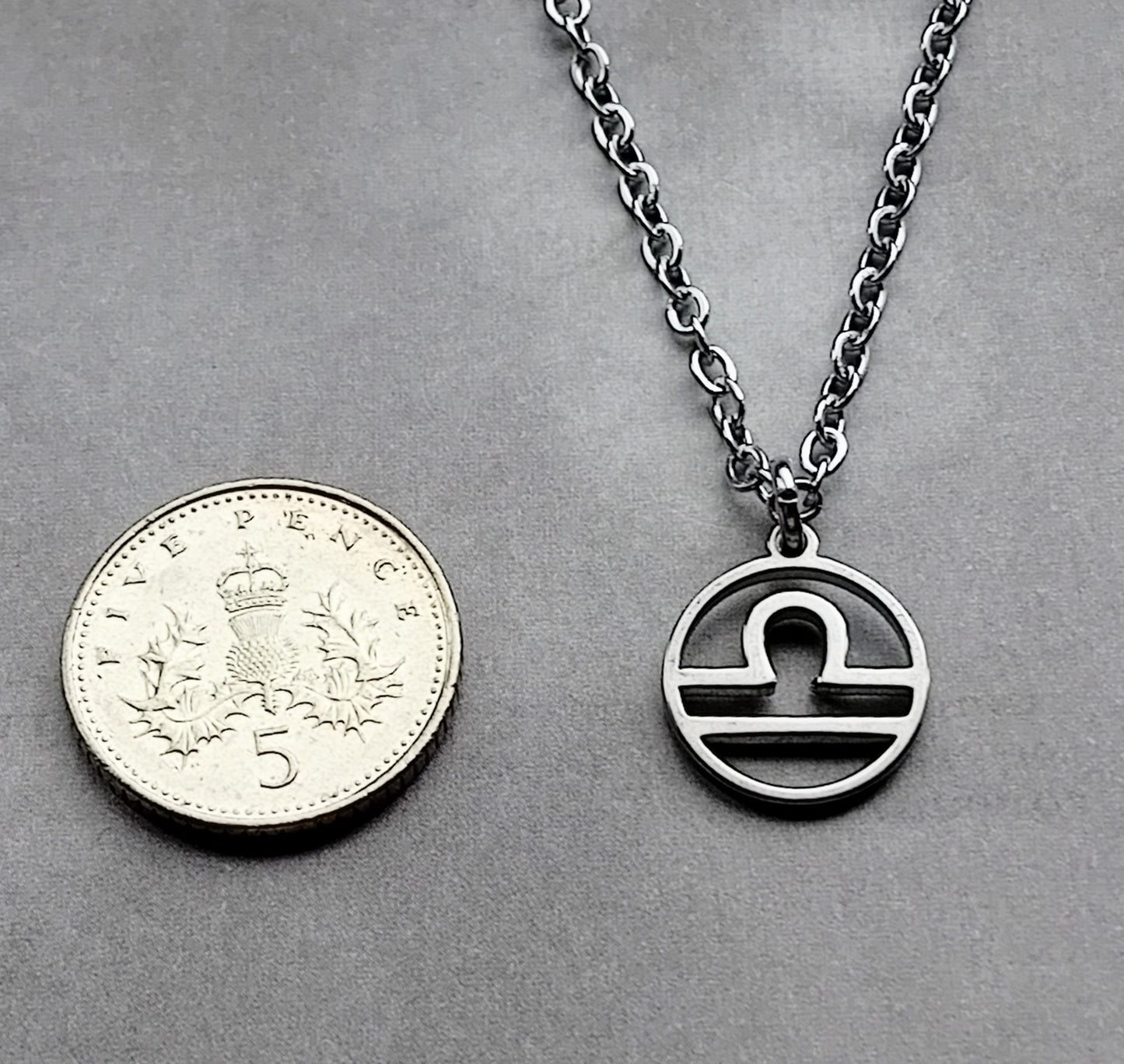 Libra Steel Necklace