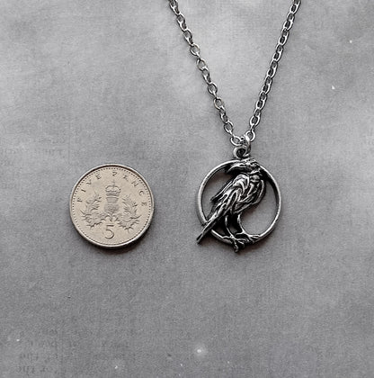 Circular Raven Necklace