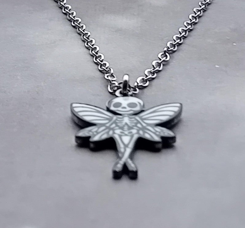 Skeleton Fairy Necklace