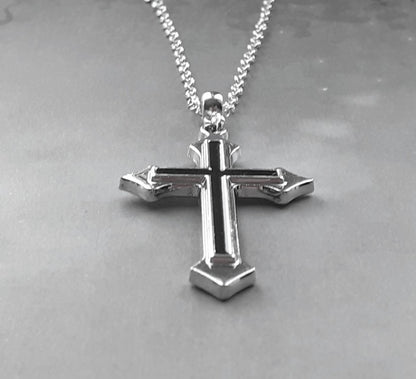 Double Cross Necklace