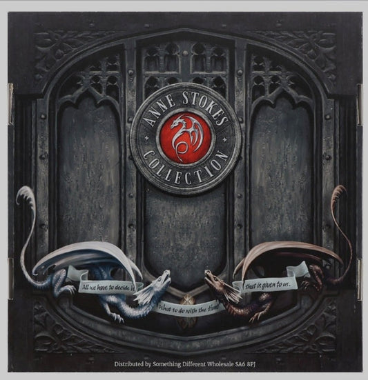 Gothic Prayer Wooden Clock by Anne Stokes