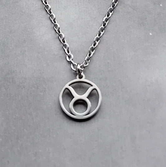 Taurus Steel Necklace