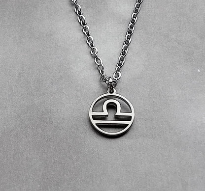 Libra Steel Necklace