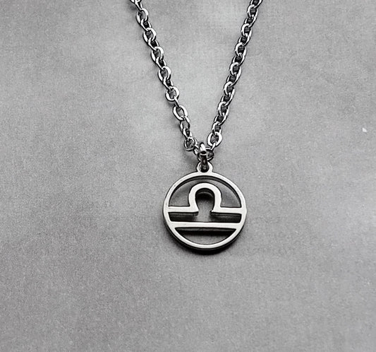 Libra Steel Necklace