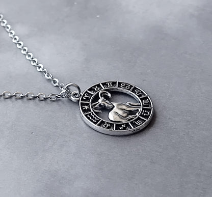 Aries Birth Sign Necklace