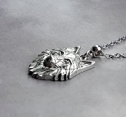 Wolf Head Necklace